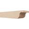 Ekena Millwork 6in. W x 4in. H x 20in. L Del Monte Woodgrain TimberThane Rafter Tail, Primed Tan RFTUR06X04X20DELRCPR - alternate 1